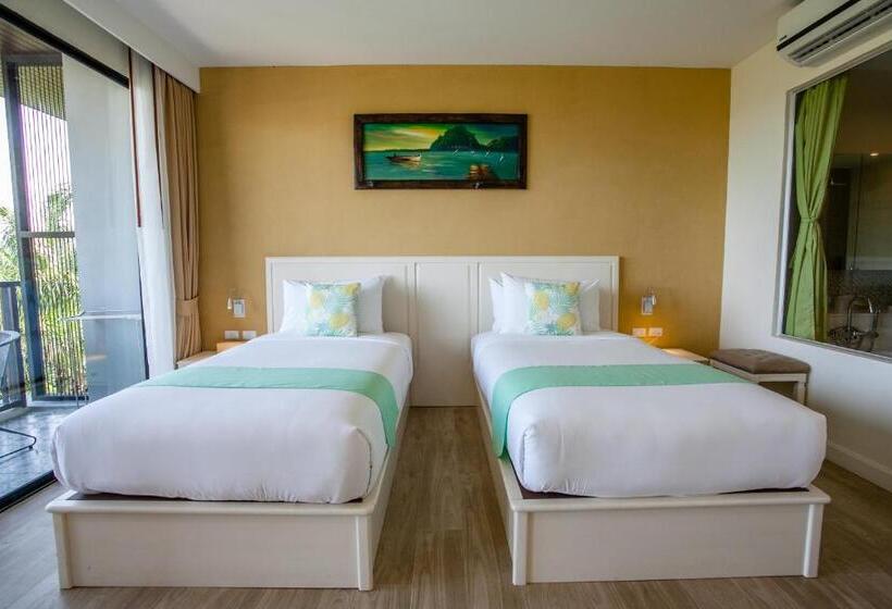 디럭스 룸 바다 전망, Hula Hula Resort, Ao Nang  Sha Extra Plus