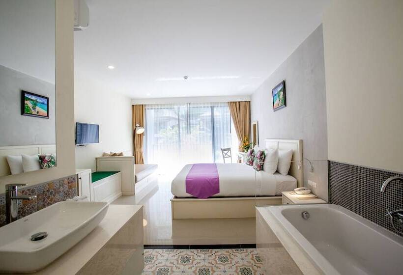 풀장 전망 디럭스 룸, Hula Hula Resort, Ao Nang Sha Extra Plus