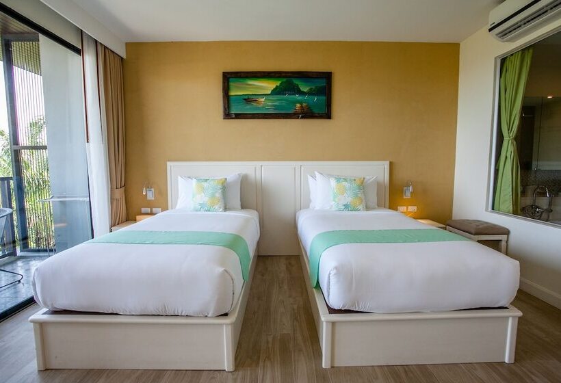 디럭스 룸 바다 전망, Hula Hula Resort, Ao Nang Sha Extra Plus