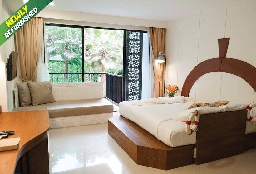 풀장 전망 디럭스 룸, Hula Hula Resort, Ao Nang Sha Extra Plus
