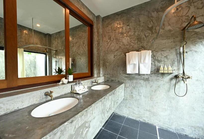 Deniz Manzaları 1 Yatak odalı Villa, Pawapi Beach Resort Koh Mook