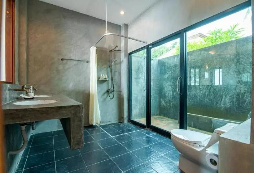 オーシャンビューの1ベッドルームビラ, Pawapi Beach Resort Koh Mook