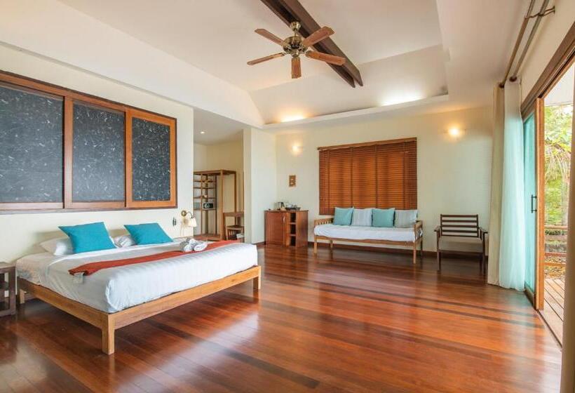 Deniz Manzaları 1 Yatak odalı Villa, Pawapi Beach Resort Koh Mook