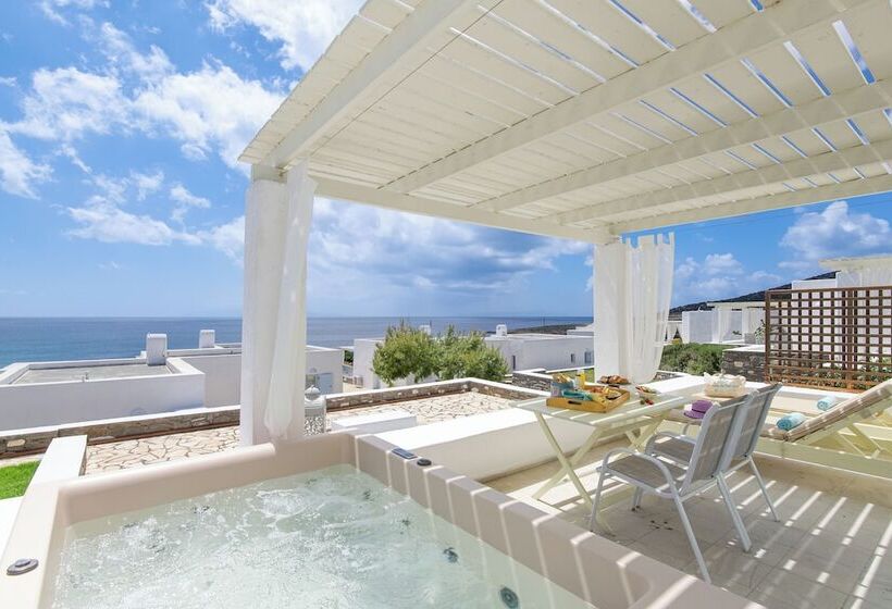 דירת דלוקס חדר שינה 1 עם נוף לים, Glyfa Village