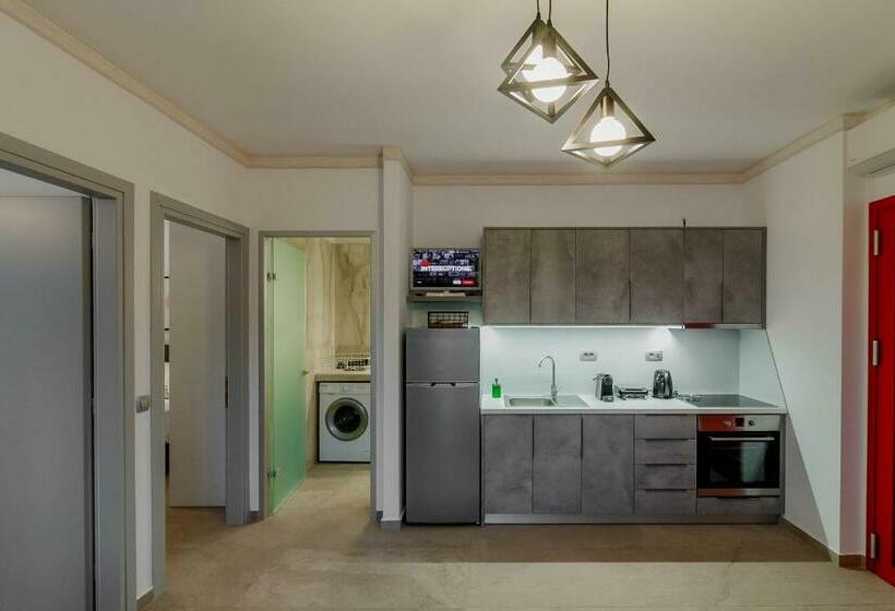 带1个卧室的带海景的公寓, Natura Luxury Suites Parga