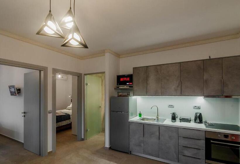 带1个卧室的带海景的公寓, Natura Luxury Suites Parga