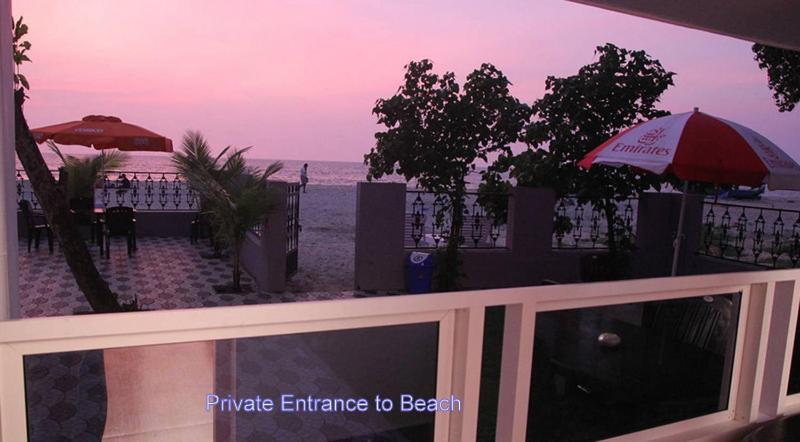 חדר דלוקס עם מרפסת נוף לים, Alleppey Holiday Beach Resort