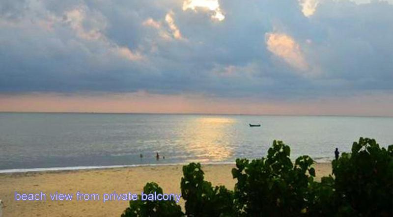 חדר דלוקס עם מרפסת נוף לים, Alleppey Holiday Beach Resort