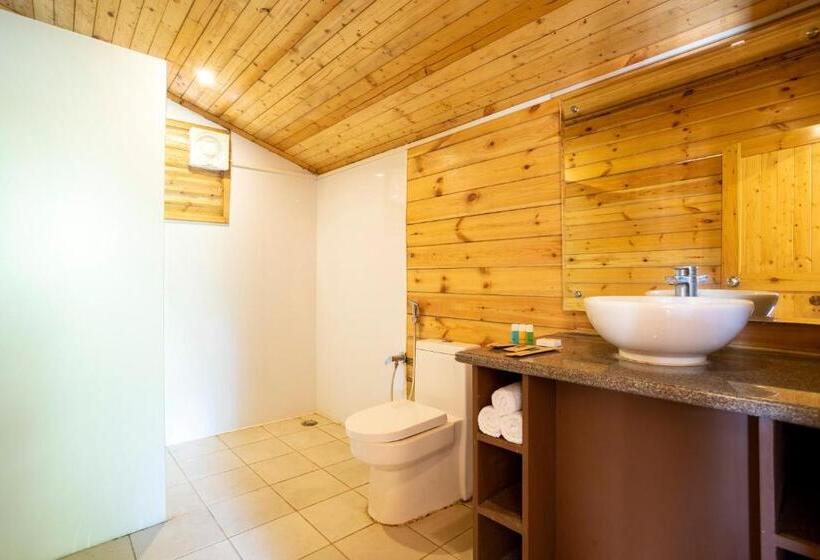 בקתה, Stone Wood Riverfront Resort, Siolim