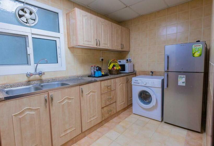 침실 2개 스위트, Ewan Tower Hotel Apartments