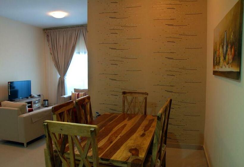 침실 2개 스위트, Ewan Tower Hotel Apartments