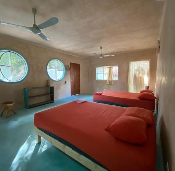 اتاق استاندارد با 2 تخت دوبل, Tubo Tulum Hostel