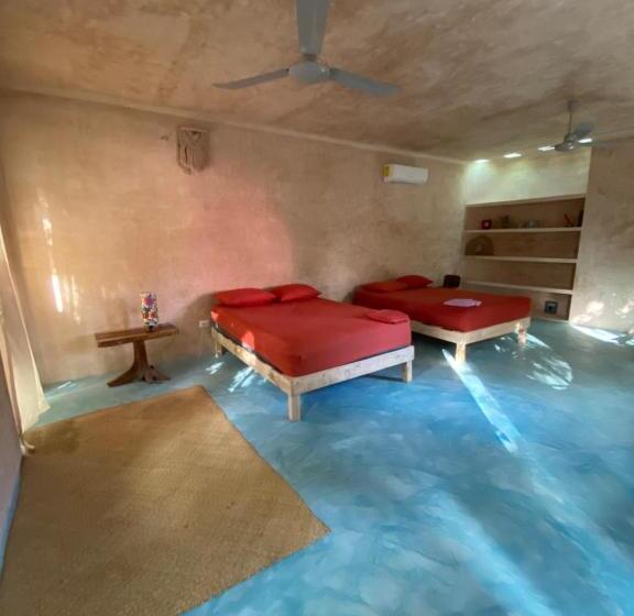 ２ダブルベッドのスタンダードルーム, Tubo Tulum Hostel