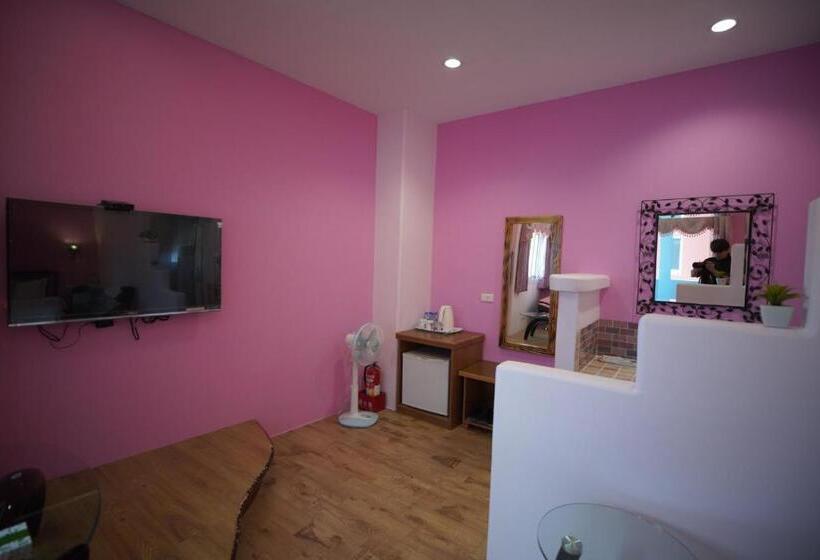 اتاق استاندارد با بالکن, Wonderful Kenting Hostel