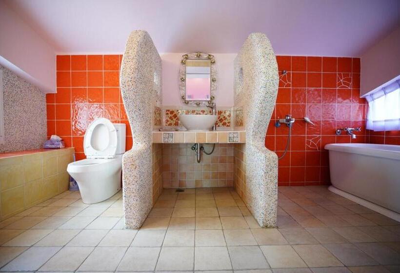 اتاق استاندارد با بالکن, Wonderful Kenting Hostel