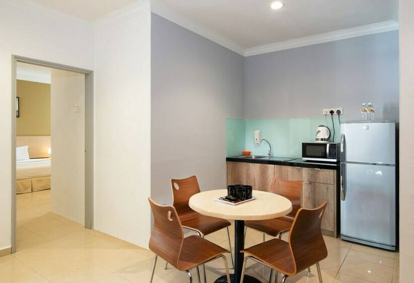 豪华两卧室公寓, Golden View Serviced Apartment