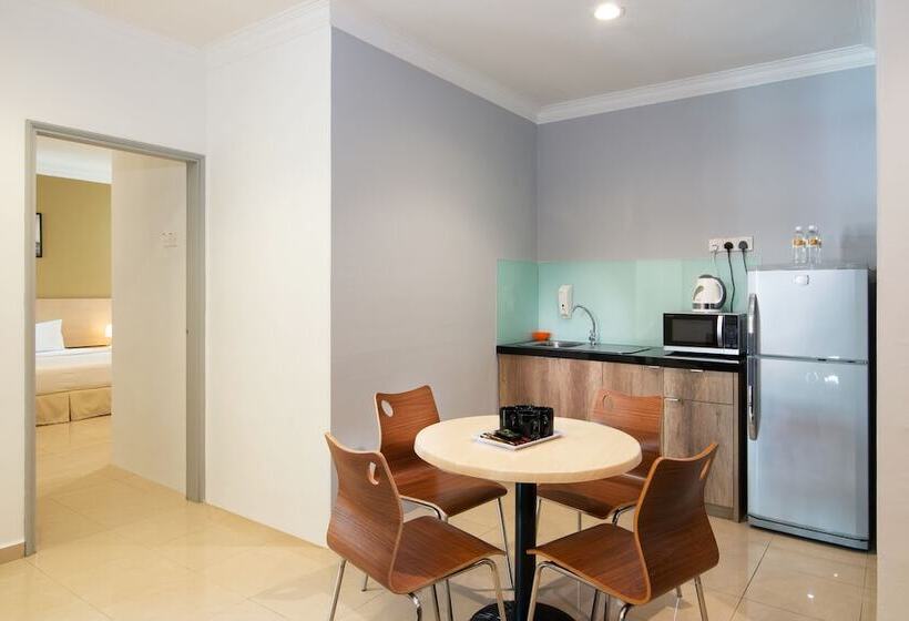 豪华两卧室公寓, Golden View Serviced Apartment