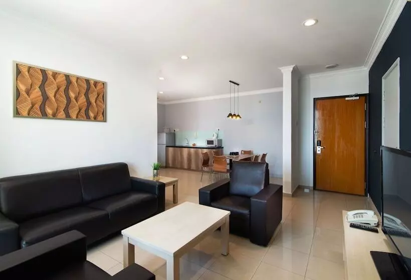 آپارتمان دلوکس 3 خوابه, Golden View Serviced Apartment
