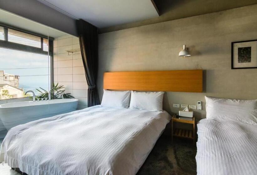 اتاق لوکس چهار تخته, H& Jiufen Ore Inn