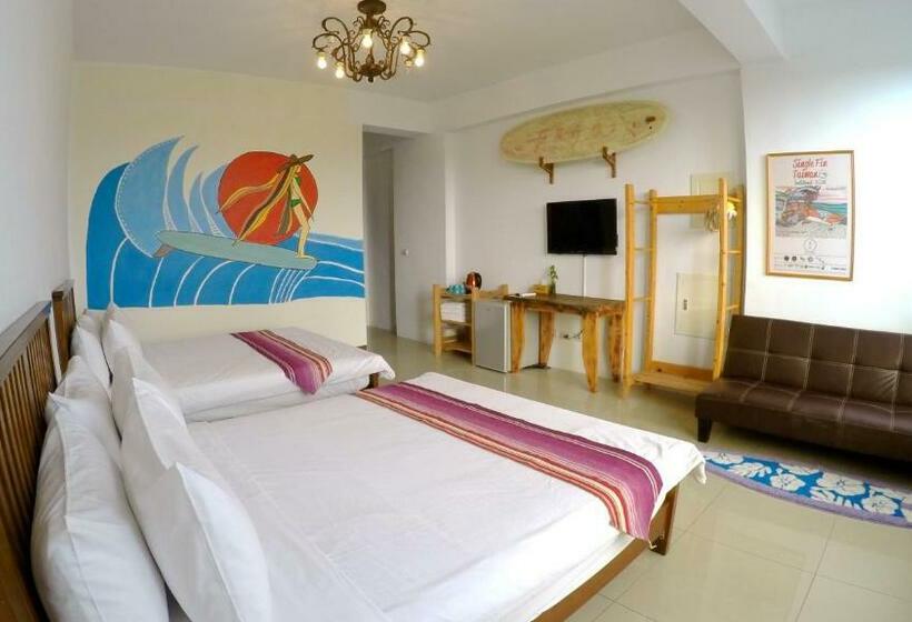 اتاق استاندارد چهار تخته, Surfspot House