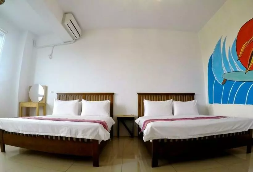 اتاق استاندارد چهار تخته, Surfspot House