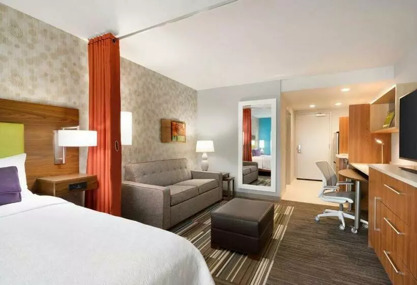 キングサイズベッドのデラックススイート, Home2 Suites By Hilton Roanoke, Va