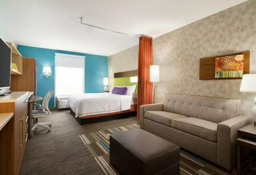 キングサイズベッドのデラックススイート, Home2 Suites By Hilton Roanoke, Va