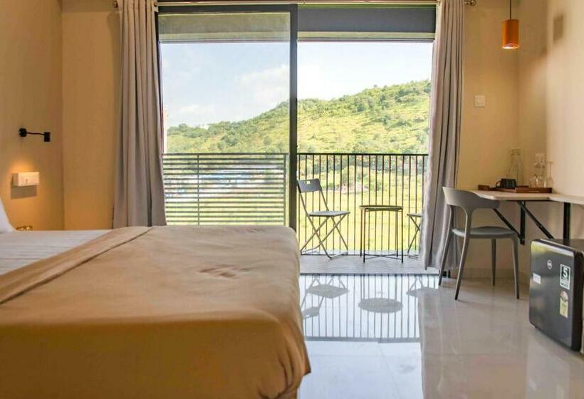 标准间带阳台, Hamlet Private Studio Apartments, Baner