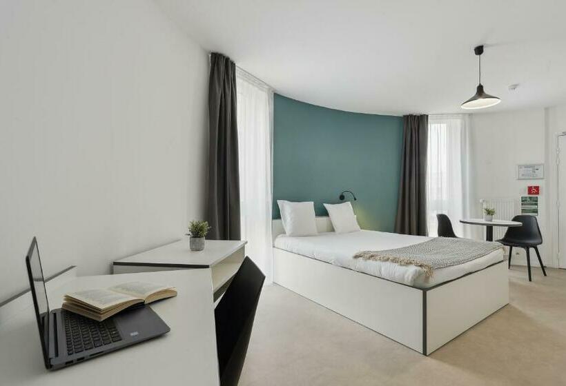 ダブルベッドのスタンダードスタジオ, All Suites Appart Hôtel - Le Havre Centre - Les docks