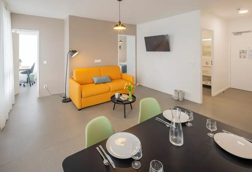 １ベッドルームアパートメント, All Suites Appart Hôtel - Le Havre Centre - Les docks