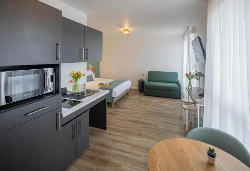 エクゼクティブワンルーム, All Suites Appart Hôtel - Le Havre Centre - Les docks