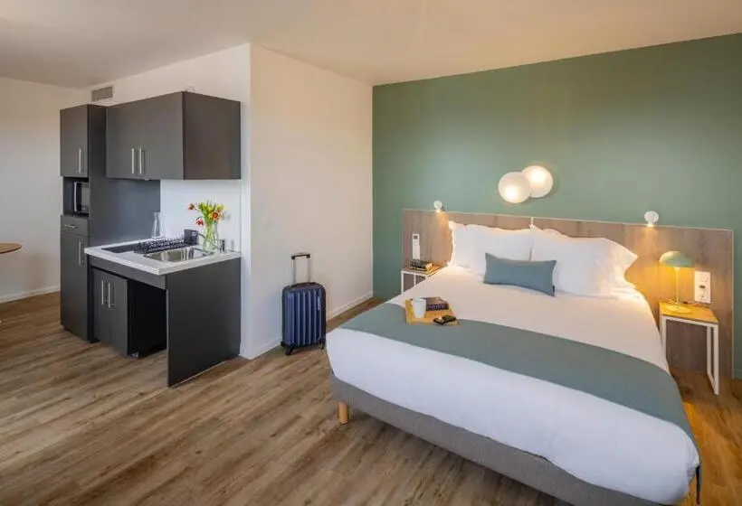 エクゼクティブワンルーム, All Suites Appart Hôtel - Le Havre Centre - Les docks