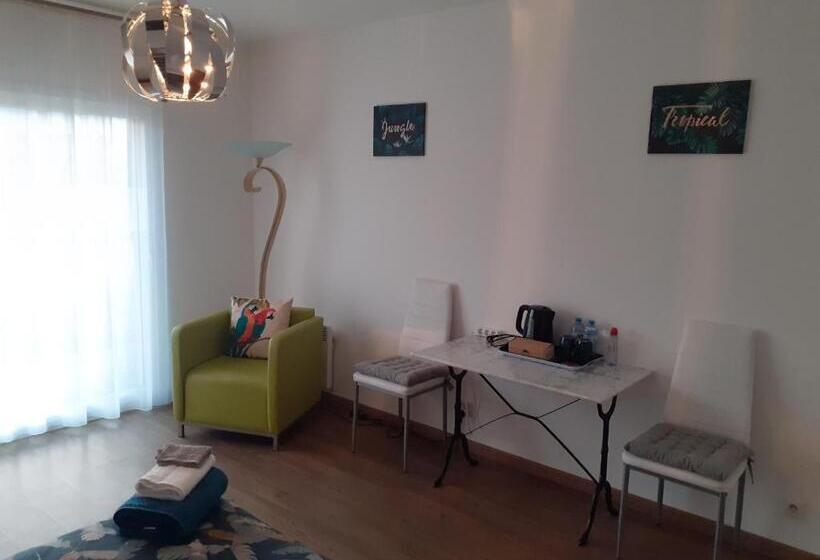 غرفة قياسية مطلّة علي الحديقة, Les Grandes Masures B&b