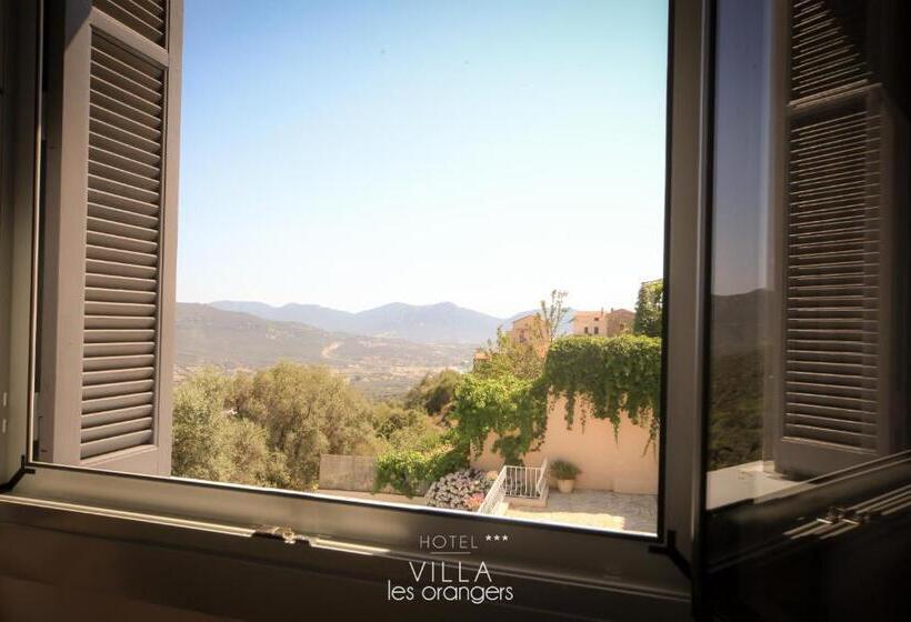 带山景的复式房间, Hôtel Villa Les Orangers