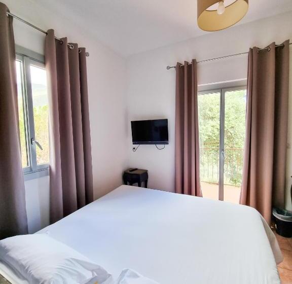 标准间带山景, Hôtel Villa Les Orangers