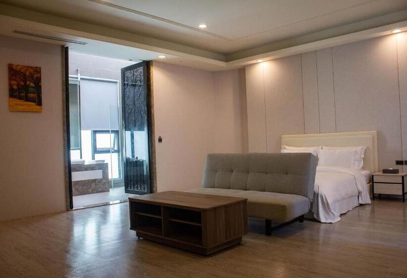 اتاق پریمیوم چهارنفره, Ohya Chain Boutique Motel Taoyuan
