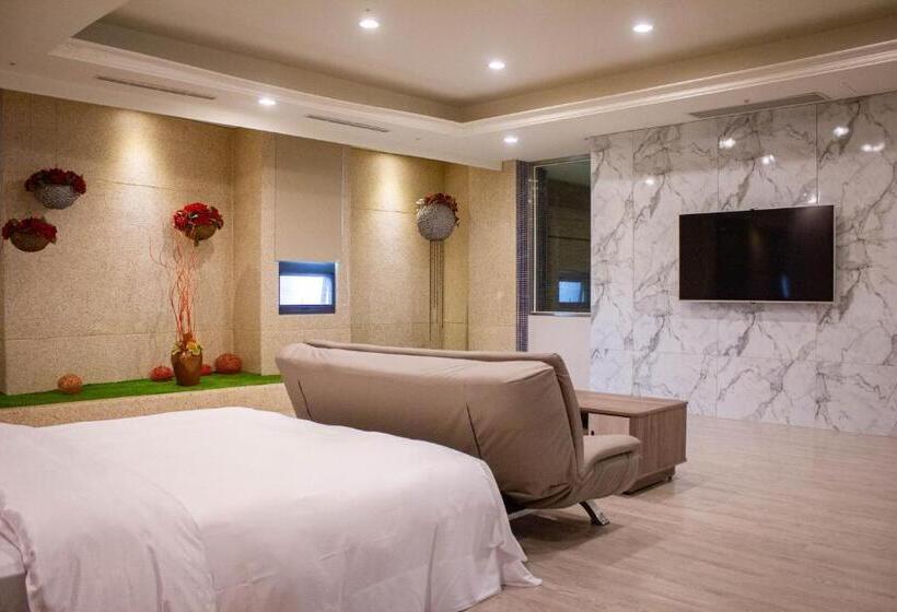 اتاق پریمیوم چهارنفره, Ohya Chain Boutique Motel Taoyuan