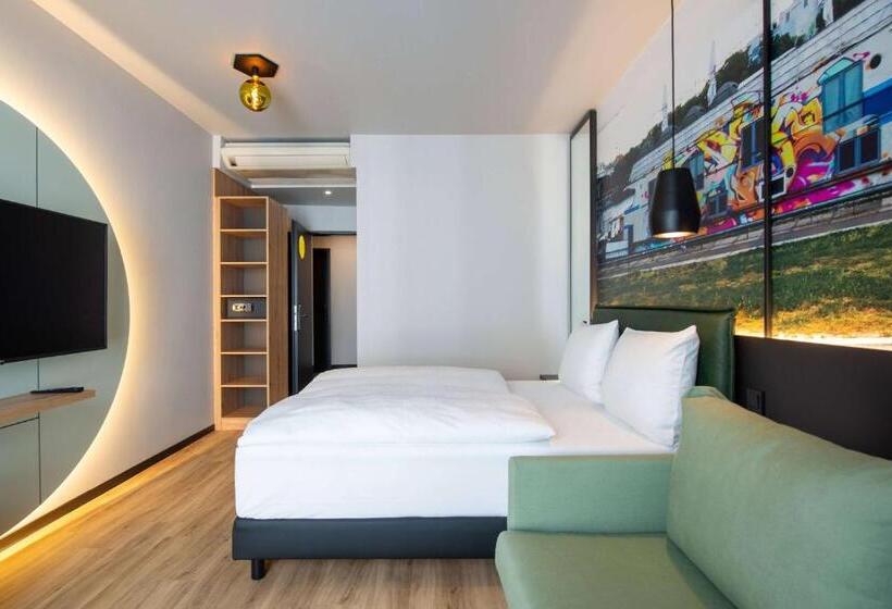 اتاق استاندارد با اتاق نشیمن, Vienna House Easy By Wyndham Berlin Potsdamer Platz