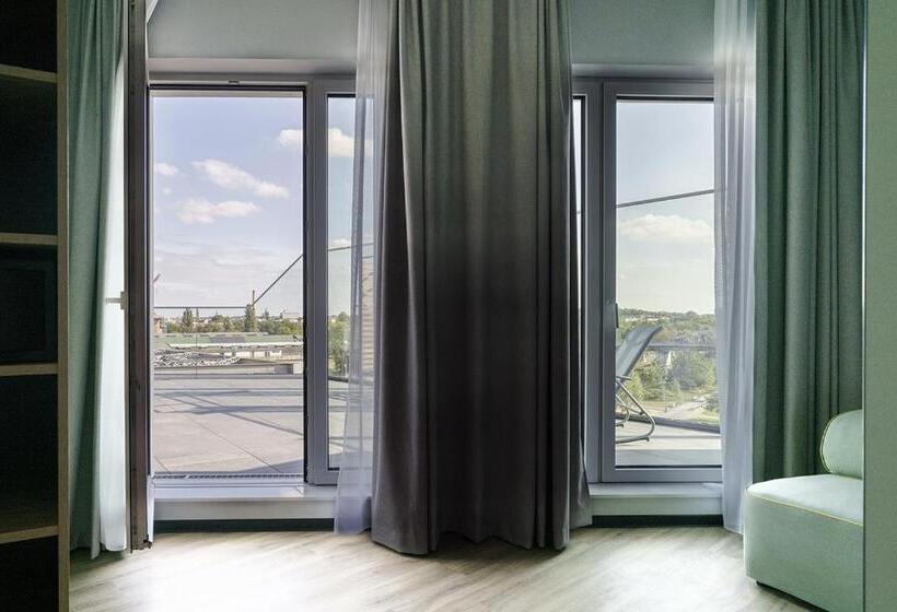 اتاق استاندارد با اتاق نشیمن, Vienna House Easy By Wyndham Berlin Potsdamer Platz
