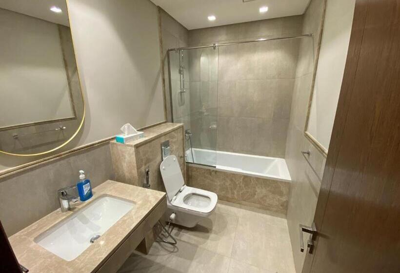 آپارتمان 1 خوابه با چشم‌انداز باغ, Jad Group Aeon Towers