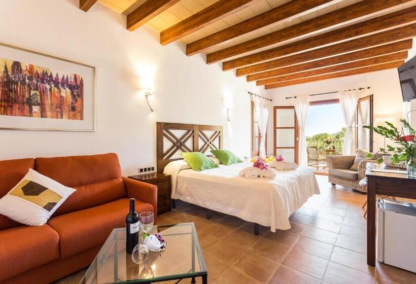 带露台的小型套房, Finca Son Ametler