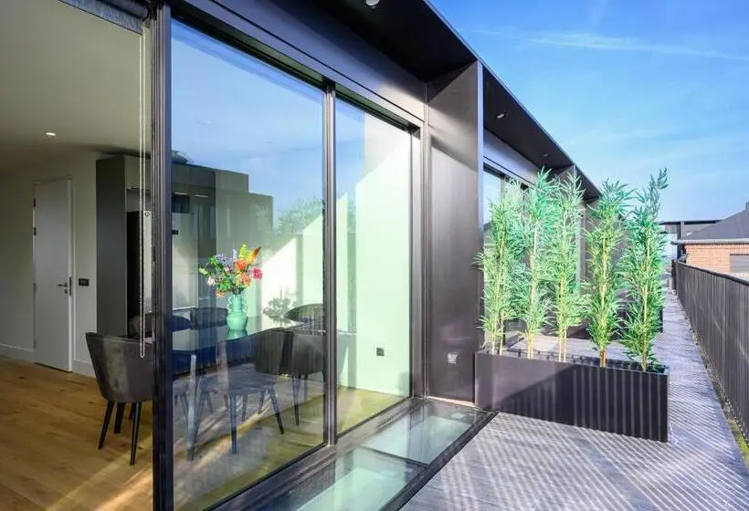 Superior-huoneisto 1 Makuuhuone, 12, Luxe Designer Oase   Historisch Centrum   Uitzicht