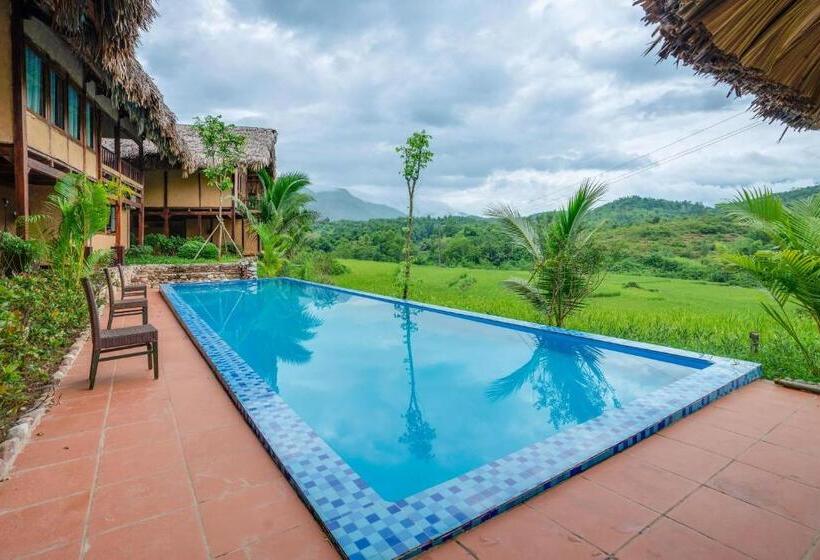 سوییت با چشمانداز کوه, Mai Chau Onsen Retreat