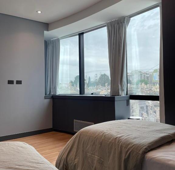 Standard room with outdoor bath, Mons Hostel