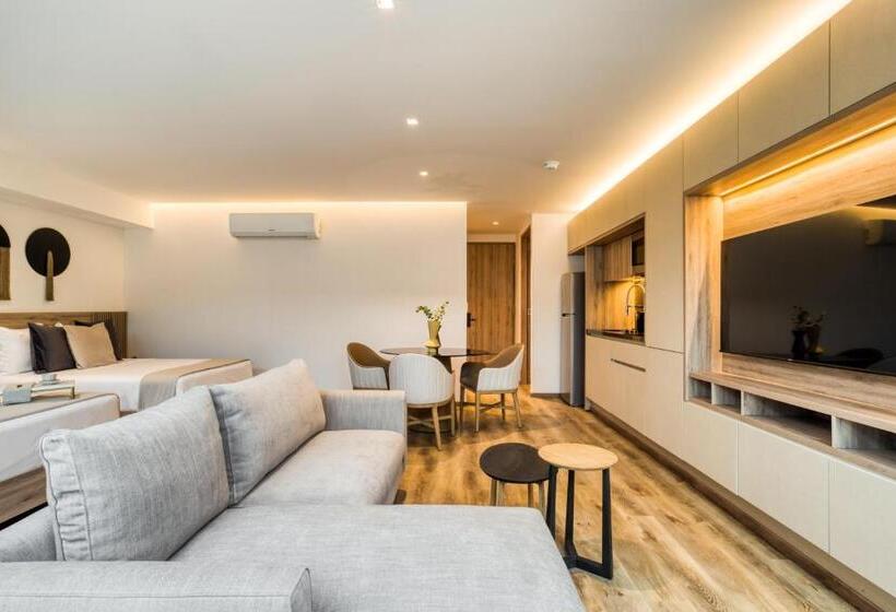 Апартаменты 2 Спальни с Террасой, Utopic Palacio Polanco By Uliv