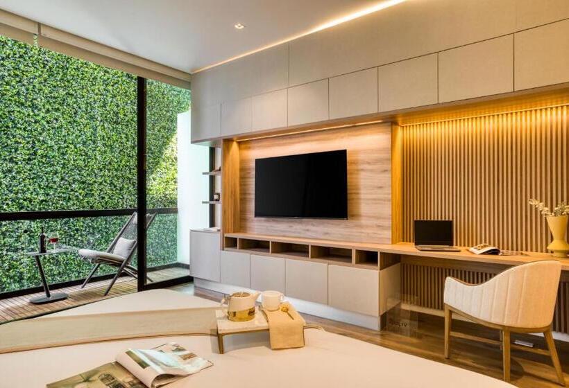 Студио Стандарт с Балконом, Utopic Palacio Polanco By Uliv