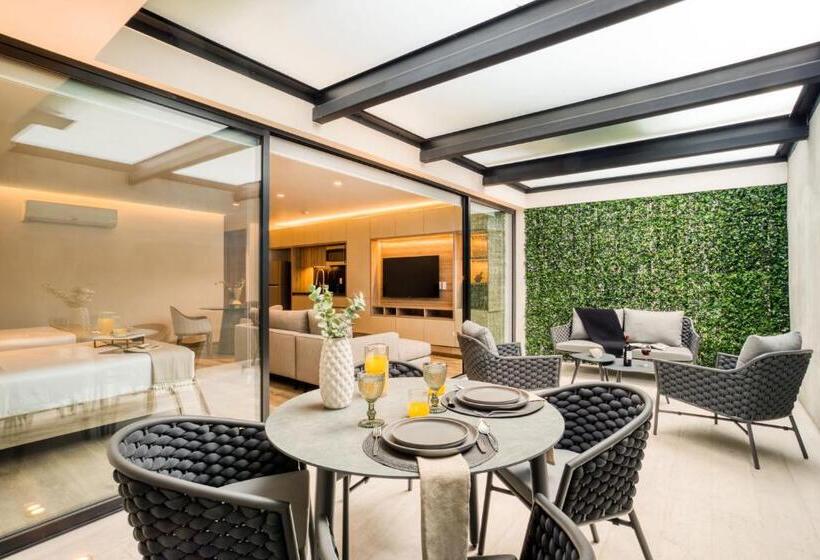 Апартаменты 2 Спальни с Террасой, Utopic Palacio Polanco By Uliv