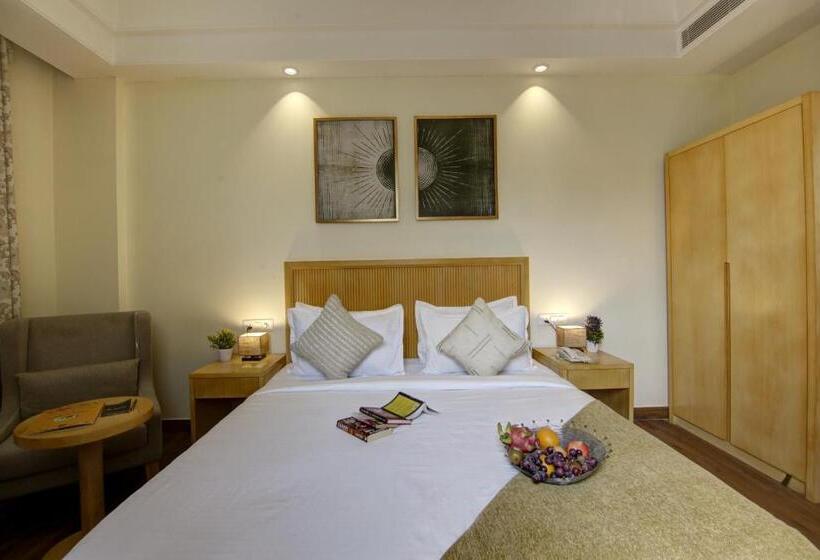 סוויטה עם נוף לעיר, Saltstayz Corporate Suite  Golf Course Road And Near Galleria Market