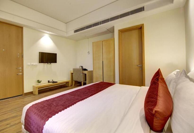 סוויטה עם נוף לעיר, Saltstayz Corporate Suite  Golf Course Road And Near Galleria Market