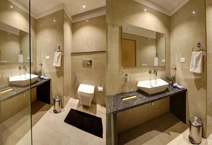 סוויטה עם נוף לעיר, Saltstayz Corporate Suite  Golf Course Road And Near Galleria Market